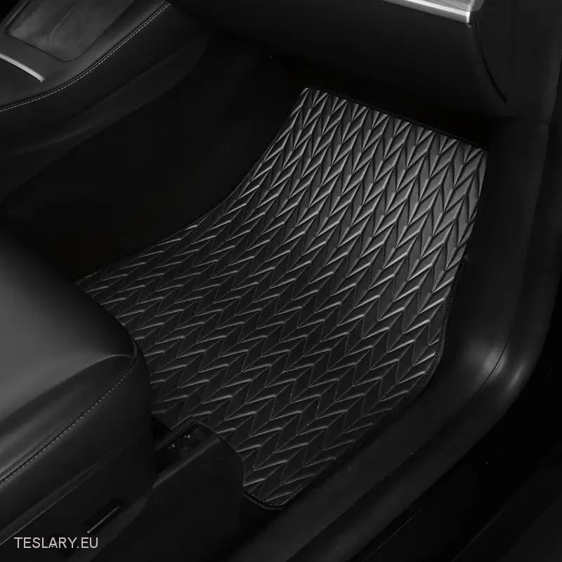 Tesla Model 3 Custom PU Leather Floor Mats ( LEFT HAND DRIVE )