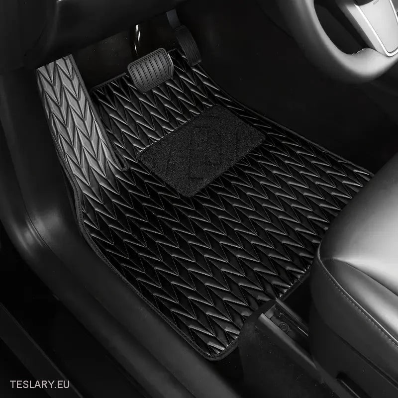 Tesla Model 3 Custom PU Leather Floor Mats ( LEFT HAND DRIVE )