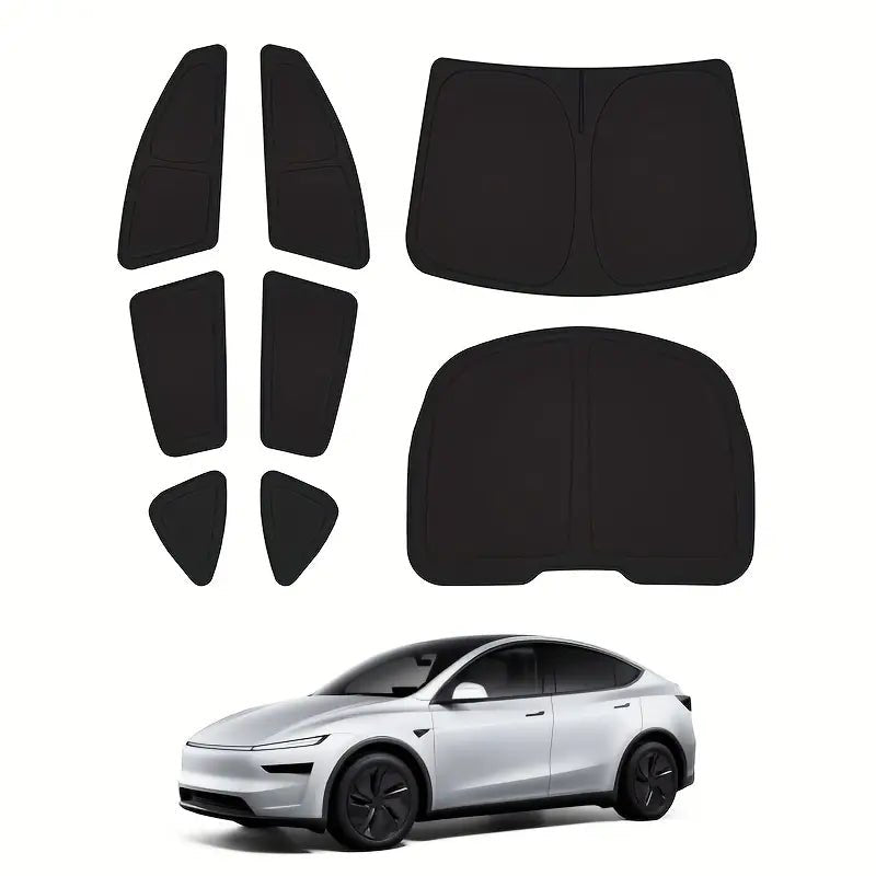 8pcs For Tesla For Model Y Window Privacy Sunshade, For Tesla For Model Y 2022 - 2025 All Window Shades for Camping & Privacy - TESLARY Tesla Shop Accessories Europe Nederlands Dublin Cork Ireland Deutschland Espana Alicante France Italia