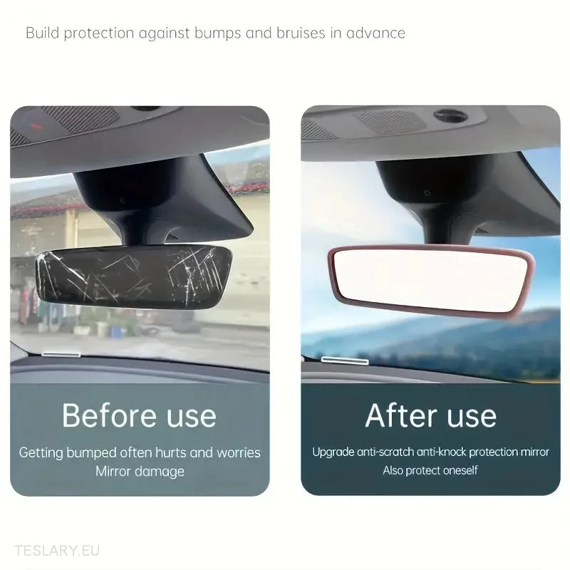 Tesla 3/Y Rear View Mirror Edge Protection Frame -TESLARY.IE Tesla Shop Europe