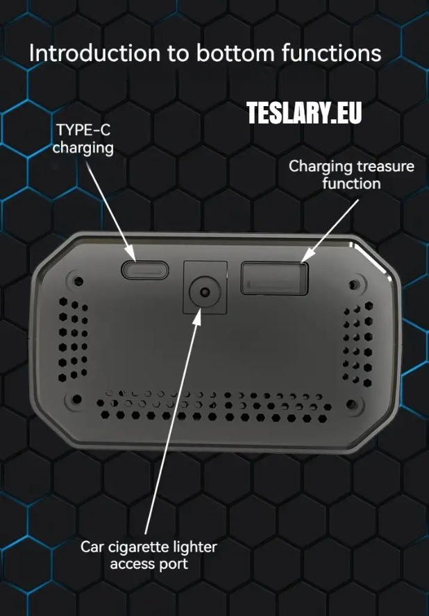 Portable Battery Powered Tyre Compressor  for Tesla Model 3 Y S X - 2000Mah