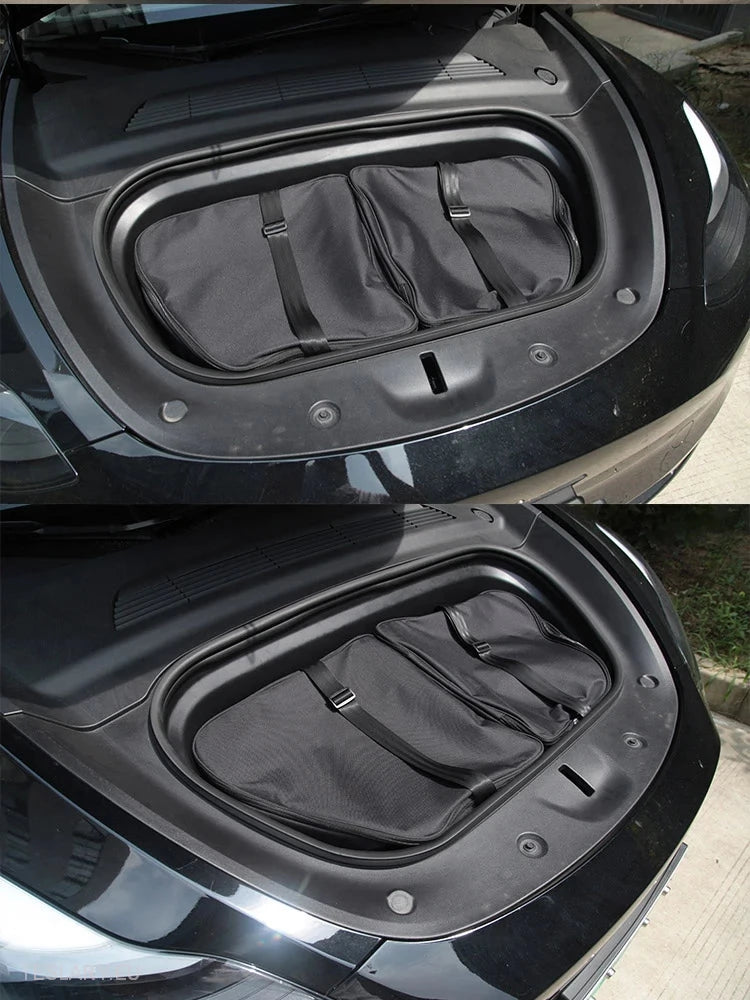 Frunk Storage / Cooler Bags & Organiser for Tesla 3/Y -TESLARY.IE Tesla Shop Europe