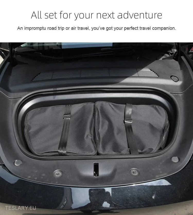 Frunk Storage / Cooler Bags & Organiser for Tesla 3/Y -TESLARY.IE Tesla Shop Europe