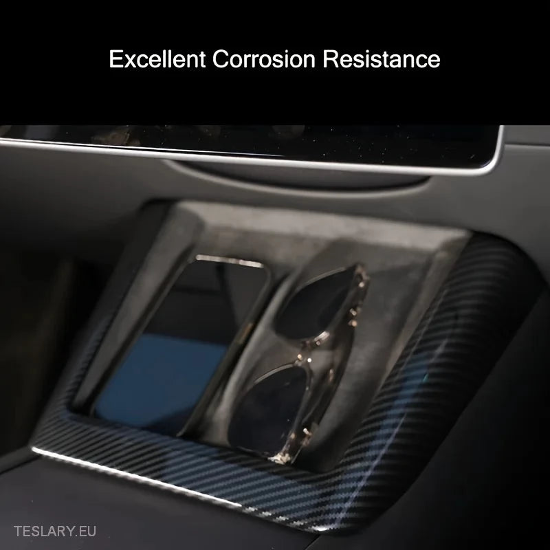 Tesla 3+ Highland Wireless Charger Carbon Fiber Trim -TESLARY.IE Tesla Shop Europe