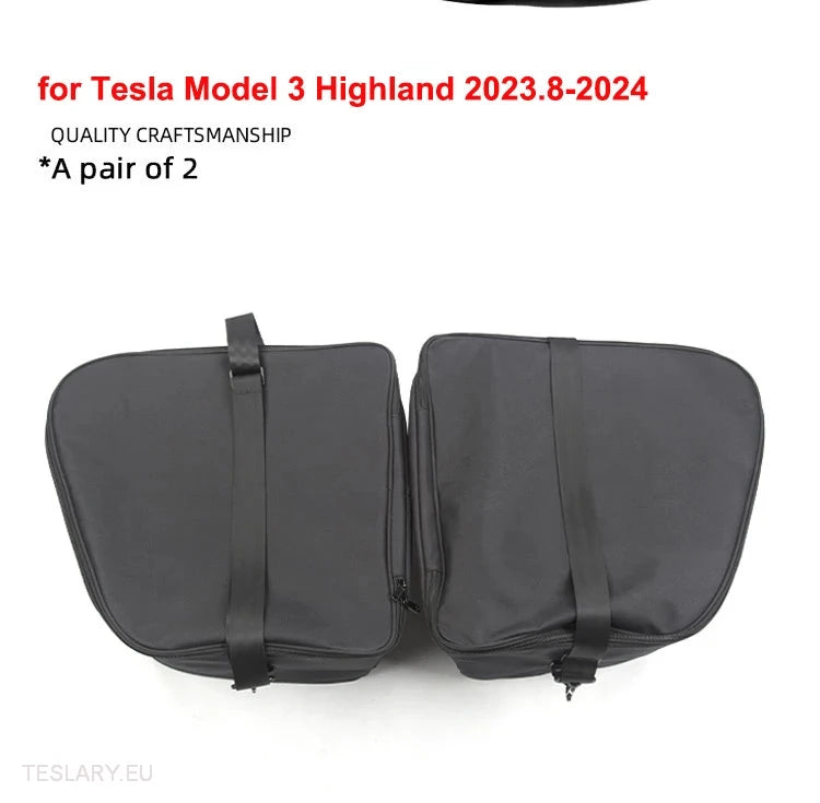 Frunk Storage / Cooler Bags & Organiser for Tesla 3/Y -TESLARY.IE Tesla Shop Europe