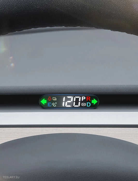 Tesla 3/Y Speed Meter Heads Up Display -TESLARY.IE Tesla Shop Europe