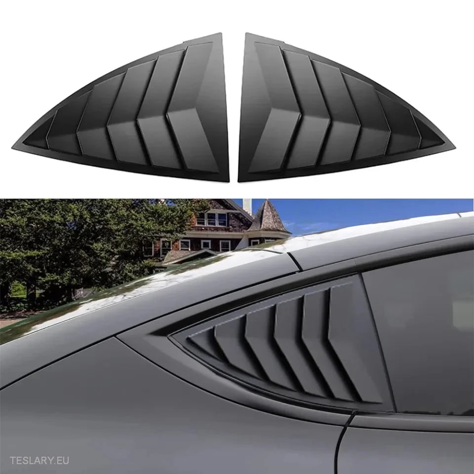 Tesla Sports Style Rear Side Windows Splitter/Spoiler ( 2 Pieces ) - Tesla Shop Europe - TESLARY.IE Ireland - France boutique- Deutschland Geschäft- España comercio - Nederland winkel- TESLARY.IE