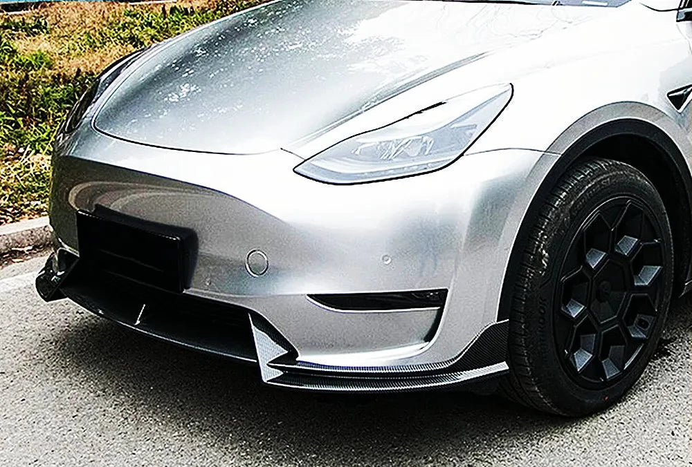 Tesla 3/Y Bodykit Front Diffuser Spoiler Black or Carbon - Tesla Shop Europe - TESLARY.IE Ireland - France boutique- Deutschland Geschäft- España comercio - Nederland winkel- TESLARY.IE