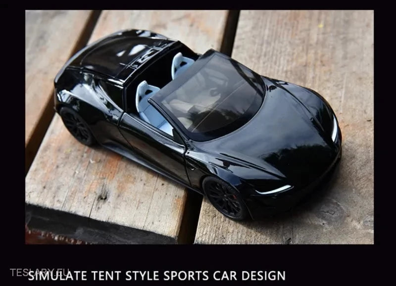 New Tesla Roadster Model Car 1:24 Unofficial Version Black or Red -TESLARY.IE Tesla Shop Europe