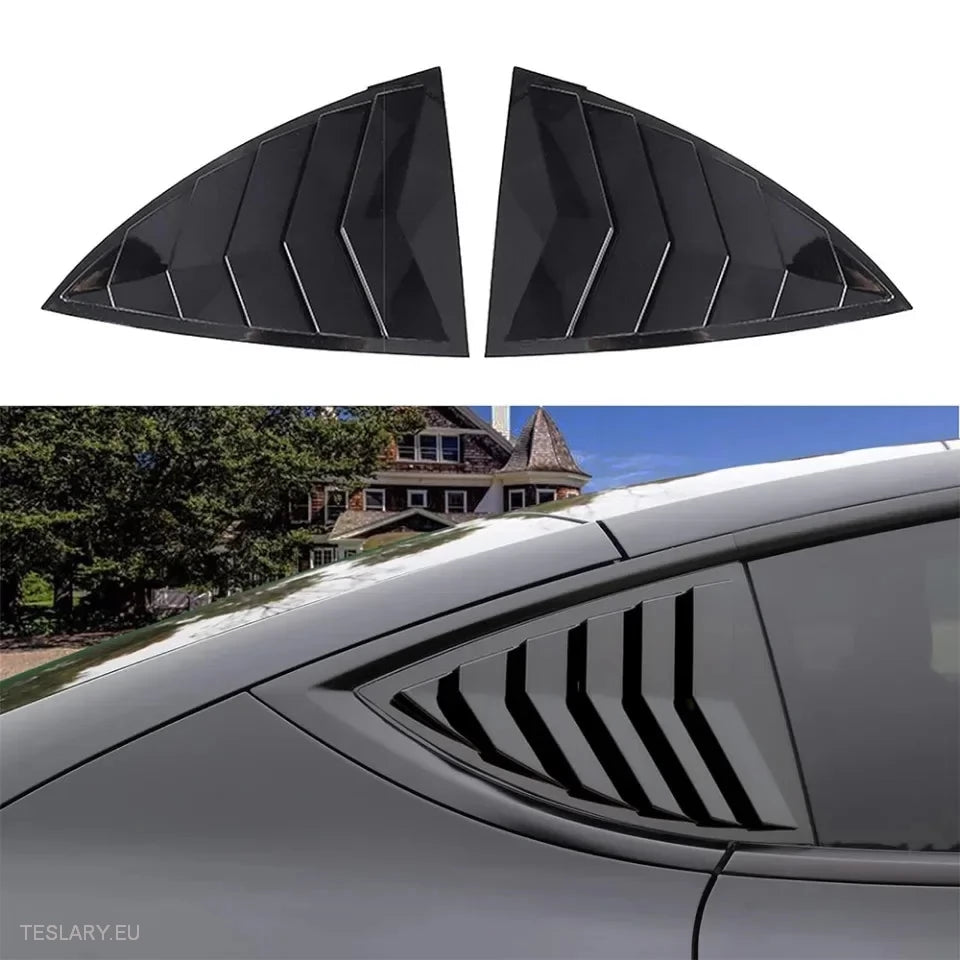 Tesla Sports Style Rear Side Windows Splitter/Spoiler ( 2 Pieces ) - Tesla Shop Europe - TESLARY.IE Ireland - France boutique- Deutschland Geschäft- España comercio - Nederland winkel- TESLARY.IE