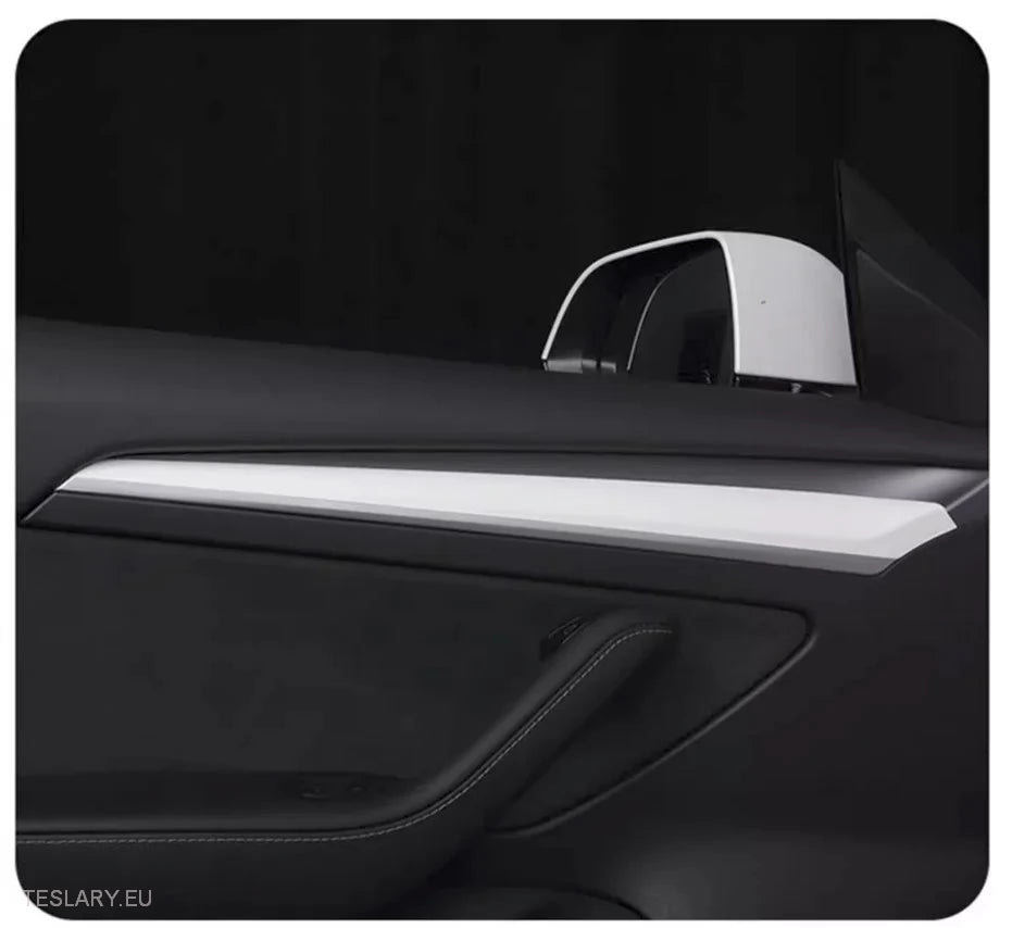 Silicone Dashboard Cover with Door Panel Inserts for Tesla 3/Y ( WHITE ) -TESLARY.IE Tesla Shop Europe