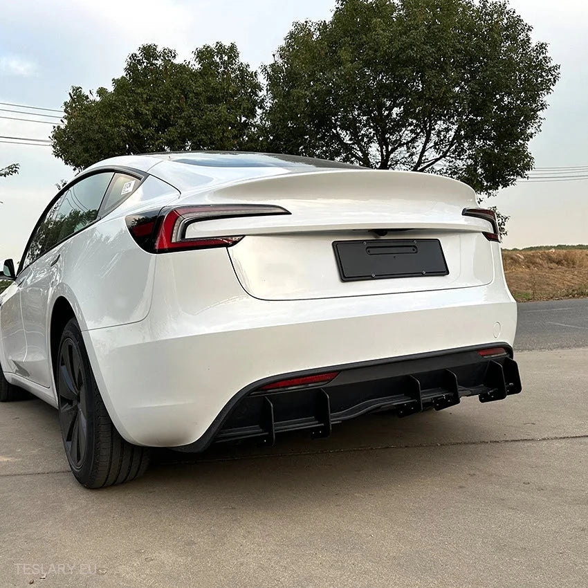 Tesla 3 Highland Rear Bumper Diffuser Body Kit -TESLARY.IE Tesla Shop Europe