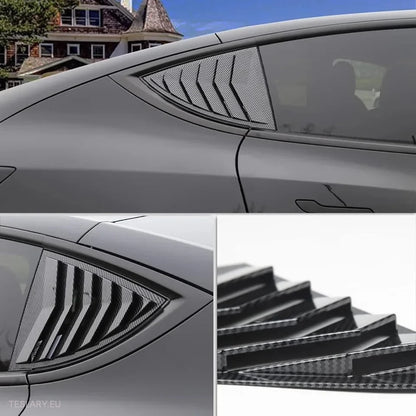 Tesla Sports Style Rear Side Windows Splitter/Spoiler ( 2 Pieces ) - Tesla Shop Europe - TESLARY.IE Ireland - France boutique- Deutschland Geschäft- España comercio - Nederland winkel- TESLARY.IE