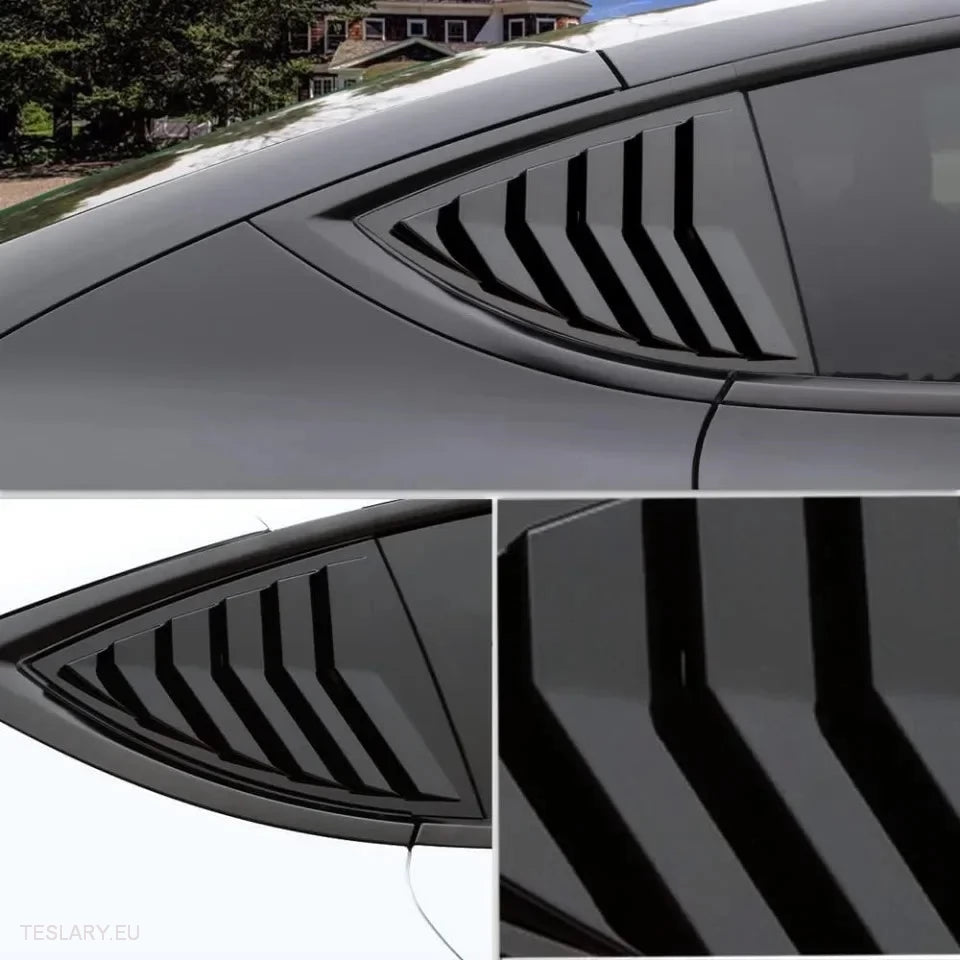 Tesla Sports Style Rear Side Windows Splitter/Spoiler ( 2 Pieces ) - Tesla Shop Europe - TESLARY.IE Ireland - France boutique- Deutschland Geschäft- España comercio - Nederland winkel- TESLARY.IE