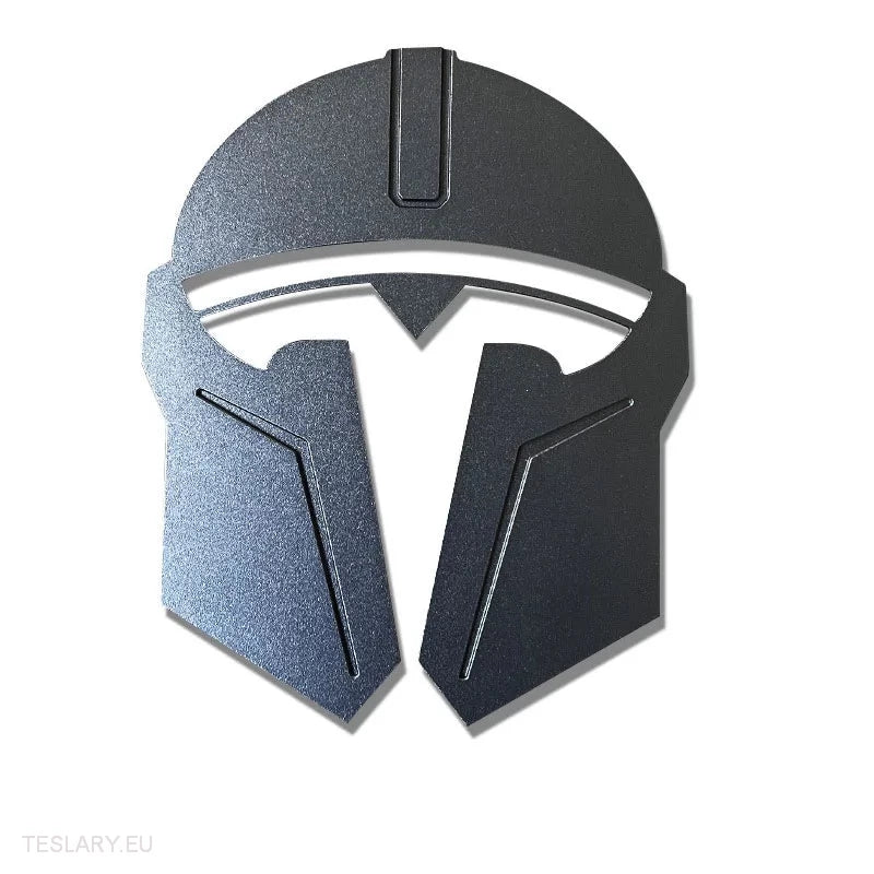 Tesla 3/Y Mandalorian Emblem Helmet Logo Design -TESLARY.IE Tesla Shop Europe