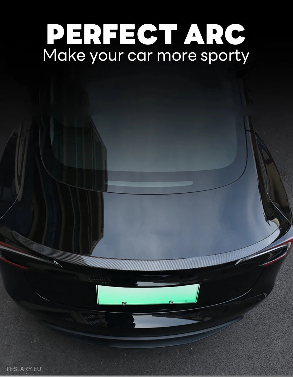 Rear Trunk Spoiler for Tesla Model 3 Highland 2024 Onwards -TESLARY.IE Tesla Shop Europe