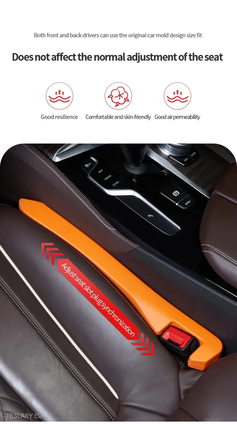 Seat Gap Filler for Tesla Model 3 , Y & S with Logo -TESLARY.IE Tesla Shop Europe