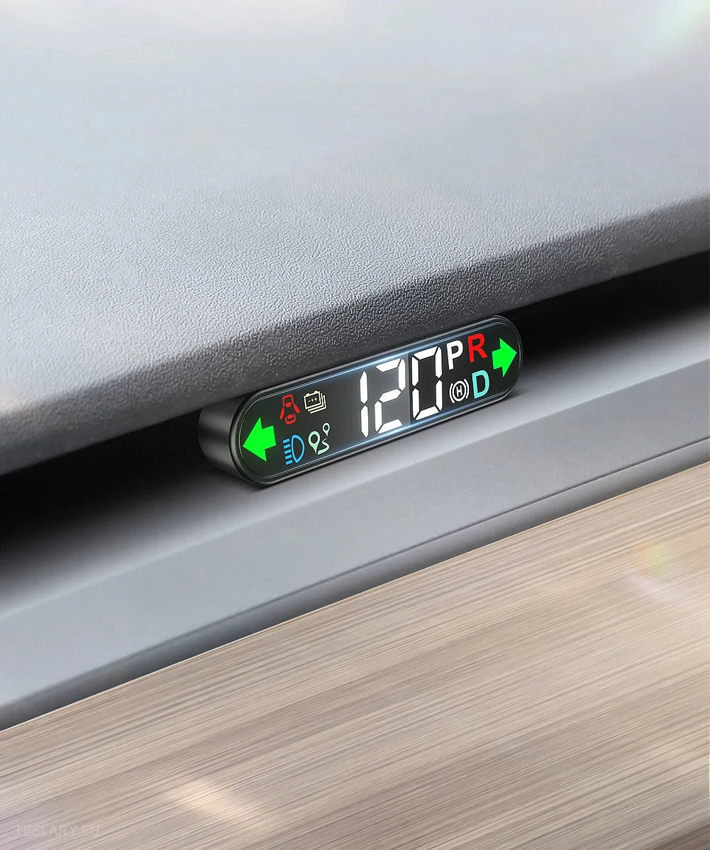 Tesla 3/Y Speed Meter Heads Up Display -TESLARY.IE Tesla Shop Europe