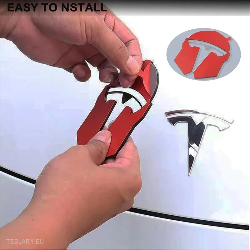 Tesla 3/Y Mandalorian Emblem Helmet Logo Design -TESLARY.IE Tesla Shop Europe