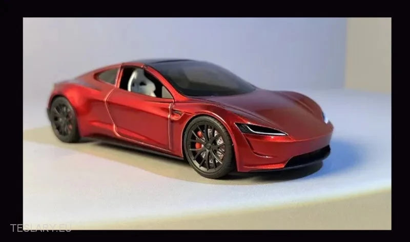 New Tesla Roadster Model Car 1:24 Unofficial Version Black or Red -TESLARY.IE Tesla Shop Europe