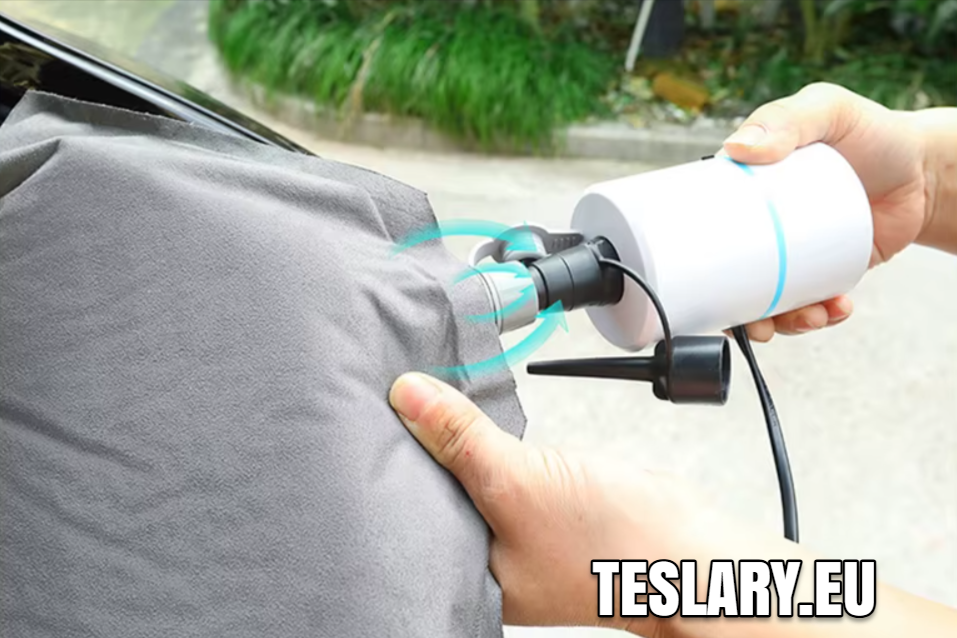 Tesla Model Y Camping Mattress Inflatable with Air Pump