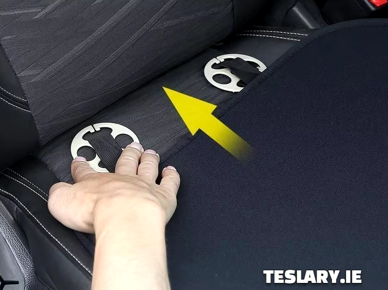 Tesla Model 3 / Y Fitted Proteective Seat Cushion Covers with Logo