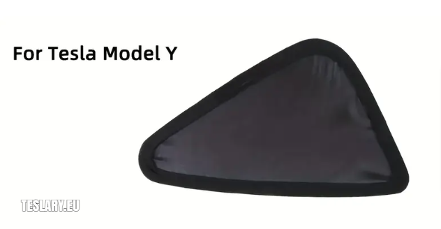 Triangular Rear Windows Shade For Enhanced Privacy Tesla Model 3 / Y