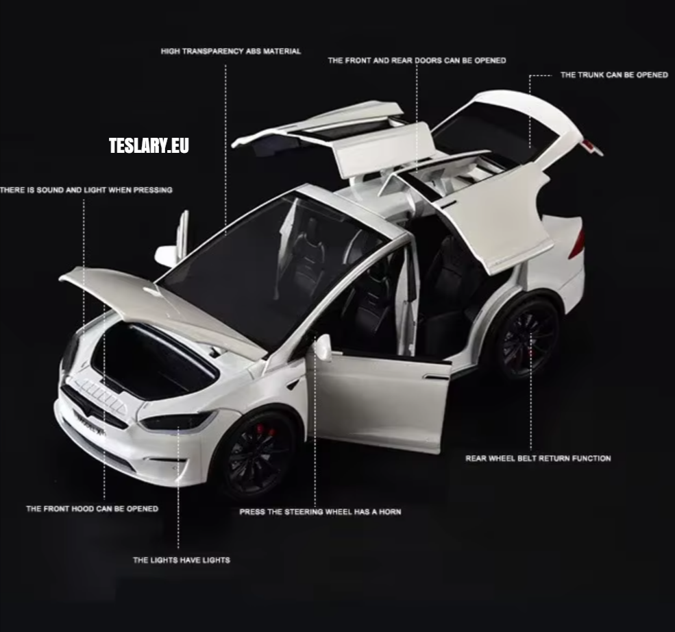 Tesla Model Model X ( NEW MODEL )  1:24 Scale Model Unofficial Version