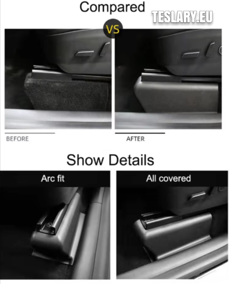 Tesla Model Y Full 9 Piece Seat Rail Protection Kit