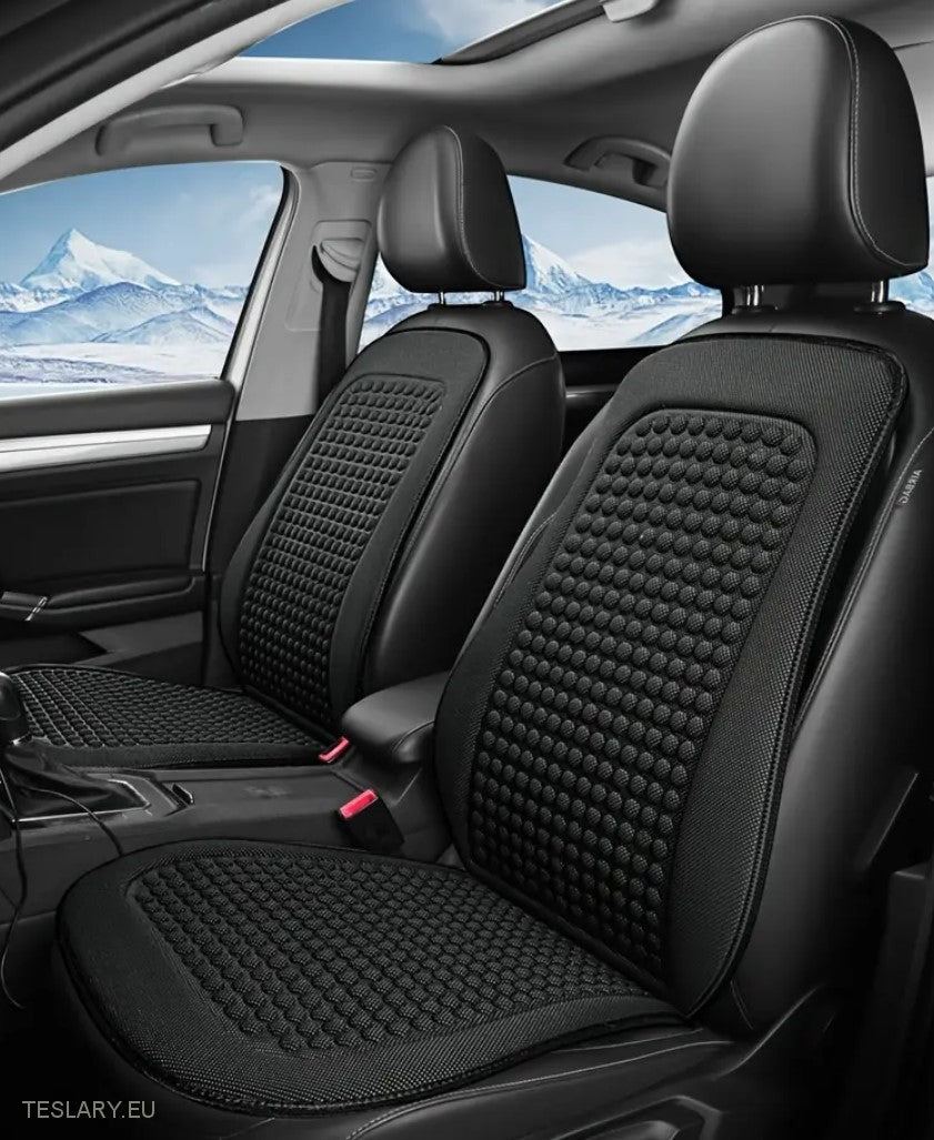 Tesla Modello 3/Y/S Copert di sedili di raffreddamento in tessuto traspirante nero