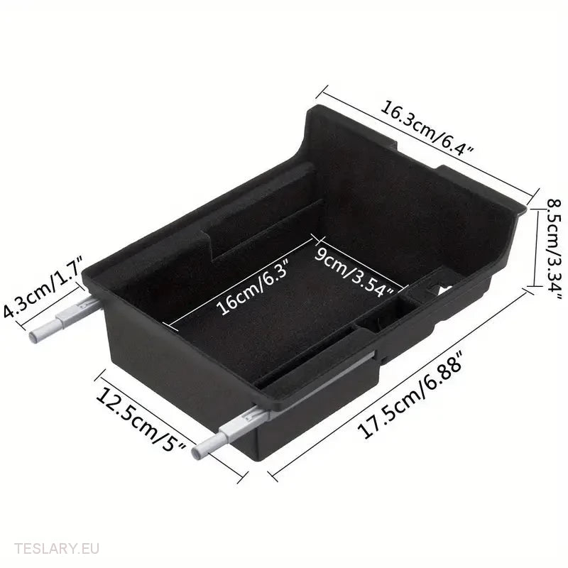 Tesla Model 3 / Y Centre Console Front Organiser Including USB with Spring Return