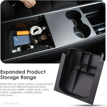 Tesla Modello 3/Y Centro Console Organizzatore posteriore Opzione anteriore e posteriore