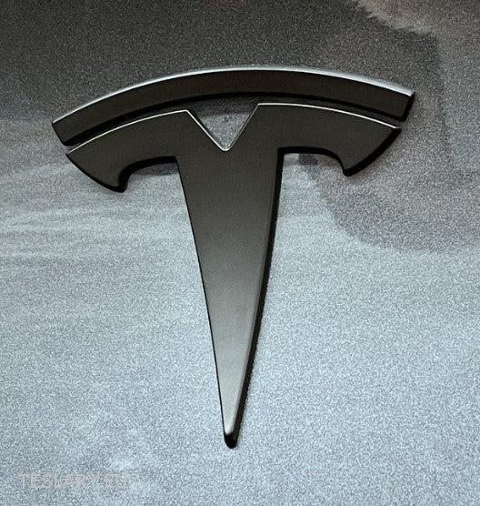 Tesla Model 3 / Y Rear Tail Logo Black , Carbon , Chrome , Red