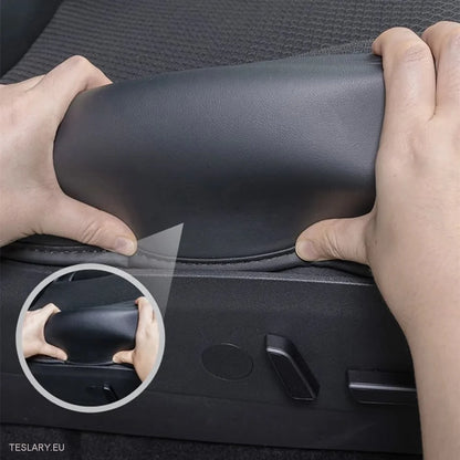 Tesla Model 3 / Y Ventilated Seat Cover(s) in Black or White PU Leather ( 1 Piece )