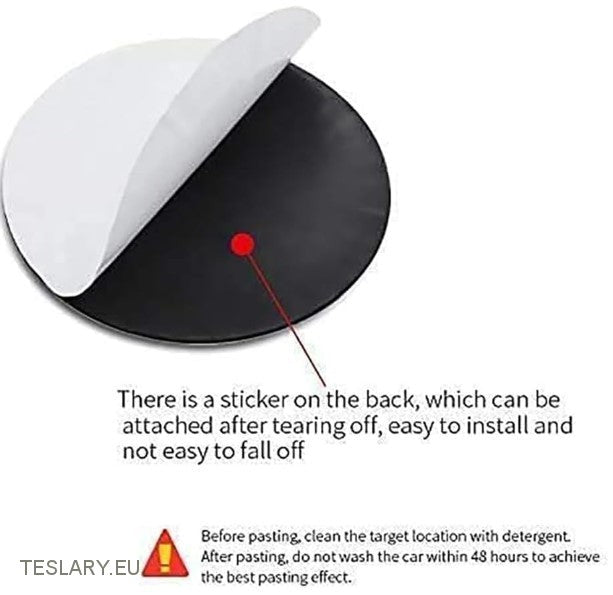 Wheel Hub Centre Cap Stickers with Logo for Tesla 3 , Y , S and X