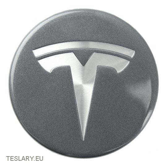 Wheel Hub Centre Cap Stickers with Logo for Tesla 3 , Y , S and X