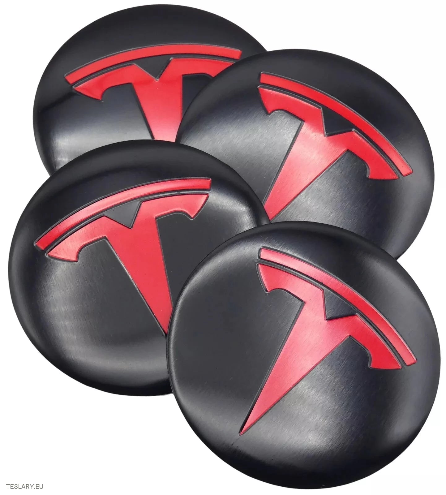 Wheel Hub Centre Cap Stickers with Logo for Tesla 3 , Y , S and X