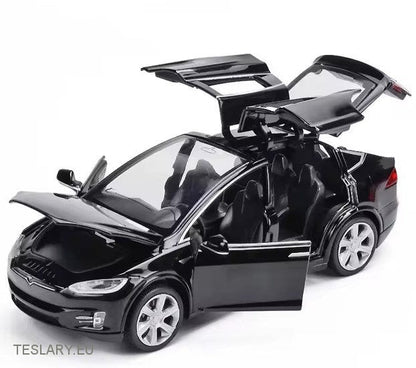 Tesla Model Model X 1:32 Uofficiel version sort, rød eller hvid