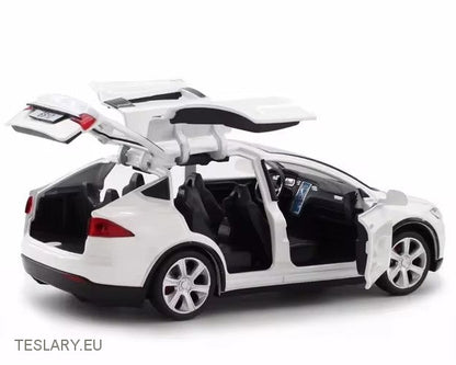 Tesla Model Model X 1:32 Uofficiel version sort, rød eller hvid