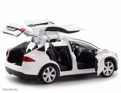 Tesla Model Model X 1:32 Uofficiel version sort, rød eller hvid