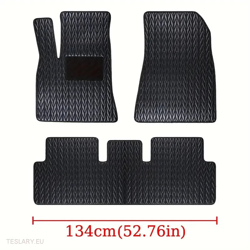 Tesla Model 3 Custom PU Leather Floor Mats ( LEFT HAND DRIVE )