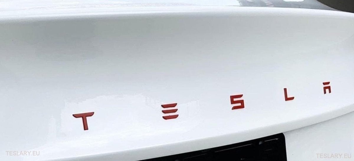 ABS 3D TESLA letter New Logo Style for your Tesla Model 3 Y S X - TESLARY Tesla Shop Accessories Europe Nederlands Ireland Deutschland Espana Alicante France Italia