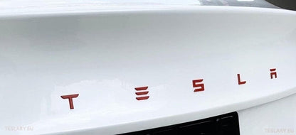 ABS 3D TESLA letter New Logo Style for your Tesla Model 3 Y S X - TESLARY Tesla Shop Accessories Europe Nederlands Ireland Deutschland Espana Alicante France Italia