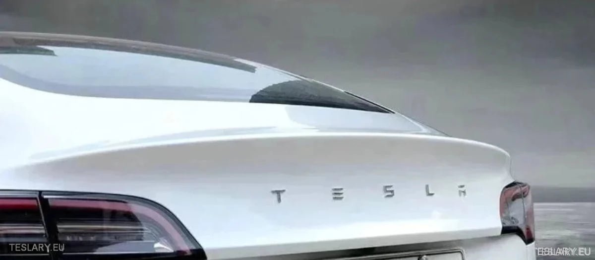 ABS 3D TESLA letter New Logo Style for your Tesla Model 3 Y S X - TESLARY Tesla Shop Accessories Europe Nederlands Ireland Deutschland Espana Alicante France Italia