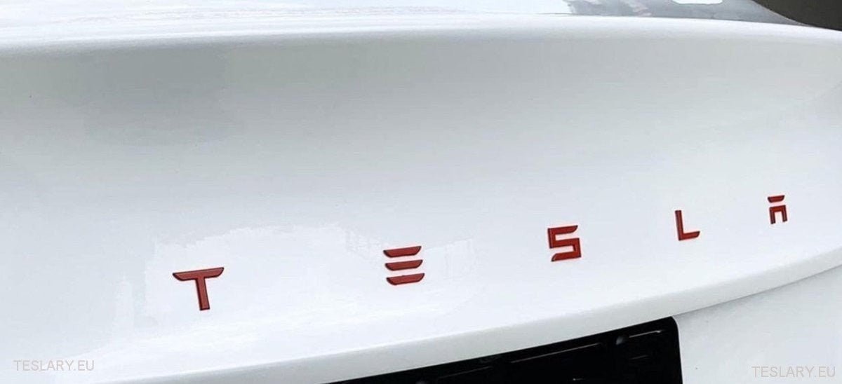 ABS 3D TESLA letter New Logo Style for your Tesla Model 3 Y S X - TESLARY Tesla Shop Accessories Europe Nederlands Ireland Deutschland Espana Alicante France Italia