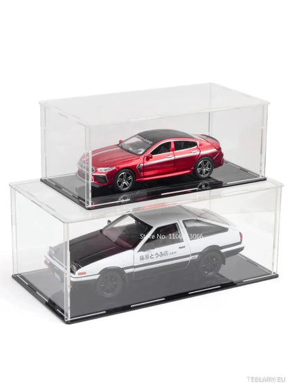 Acrylic Display Case for 1/24 & 1/32 Scale Model Cars - TESLARY Tesla Shop Accessories Europe Nederlands Ireland Deutschland Espana Alicante France Italia