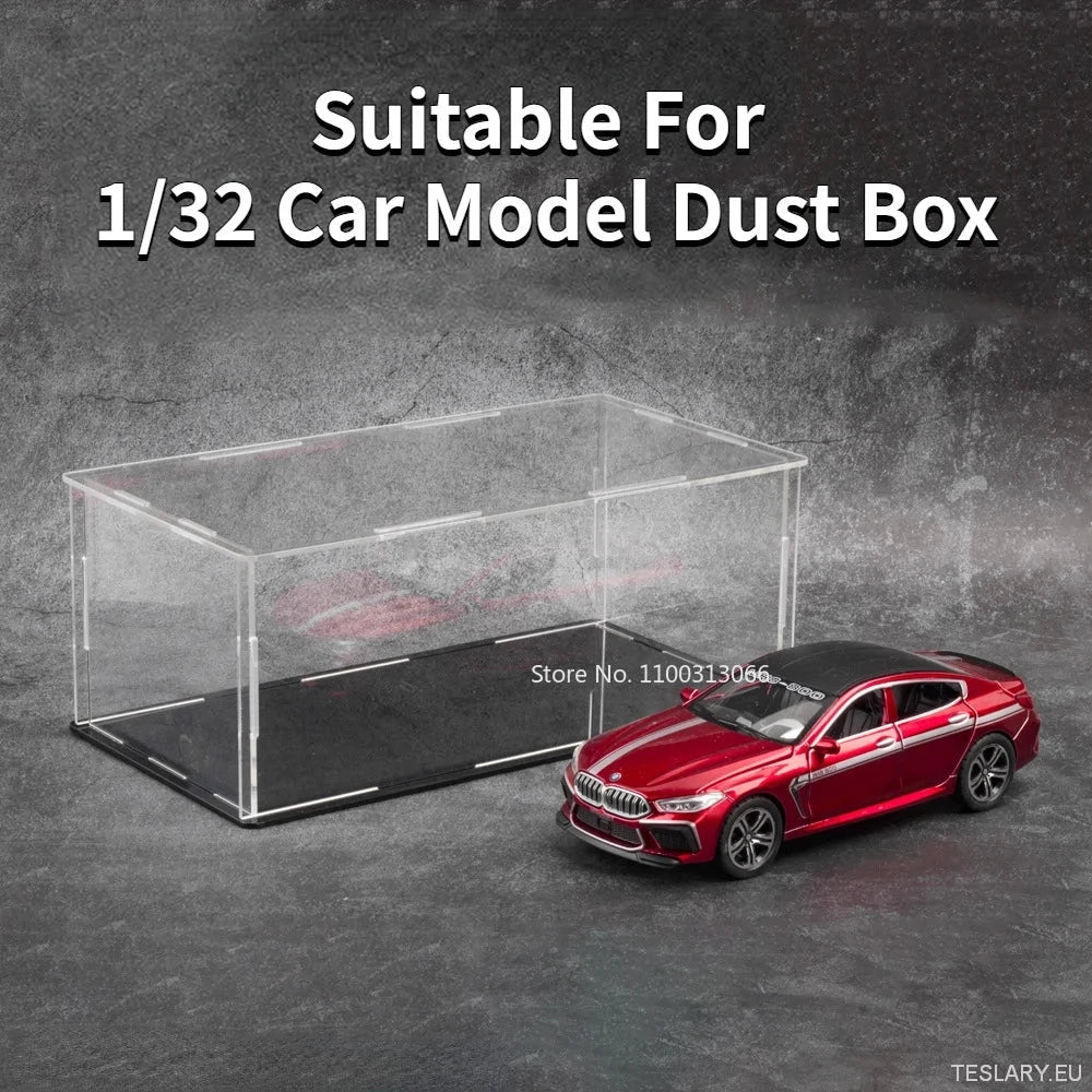 Acrylic Display Case for 1/24 & 1/32 Scale Model Cars - TESLARY Tesla Shop Accessories Europe Nederlands Ireland Deutschland Espana Alicante France Italia