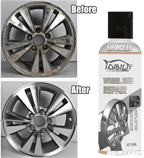 Alloy Wheel Restoration & Care Solution for Tesla , BYD , MG and Other EVs - TESLARY Tesla Shop Accessories Europe Nederlands Dublin Cork Ireland Deutschland Espana Alicante France Italia