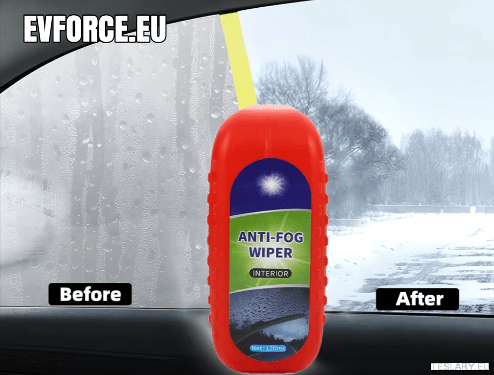 Anti Fogging Brush Windscreen Agent 120ml for Tesla , BYD , MG & Other EVs - TESLARY Tesla Shop Accessories Europe Nederlands Dublin Cork Ireland Deutschland Espana Alicante France Italia