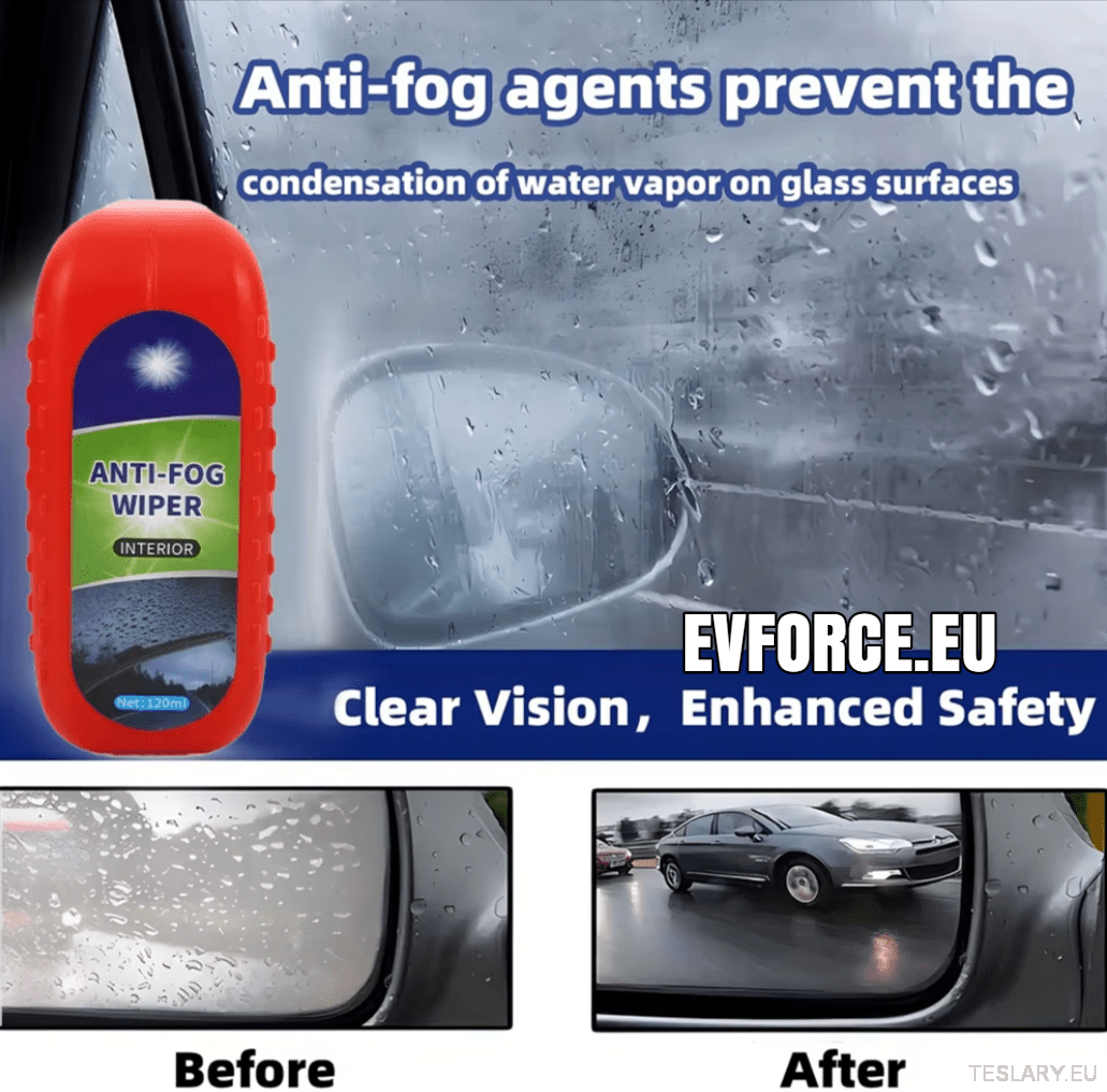 Anti Fogging Brush Windscreen Agent 120ml for Tesla , BYD , MG & Other EVs - TESLARY Tesla Shop Accessories Europe Nederlands Dublin Cork Ireland Deutschland Espana Alicante France Italia